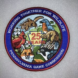 PATCH Working Together For Wildlife, 25 Anniversary Commerative Hunting Patch